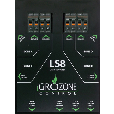 Buy Grozone LS8 240V Light Swticher Controller - In Stock - Low Price Guarantee - Blooming Flora