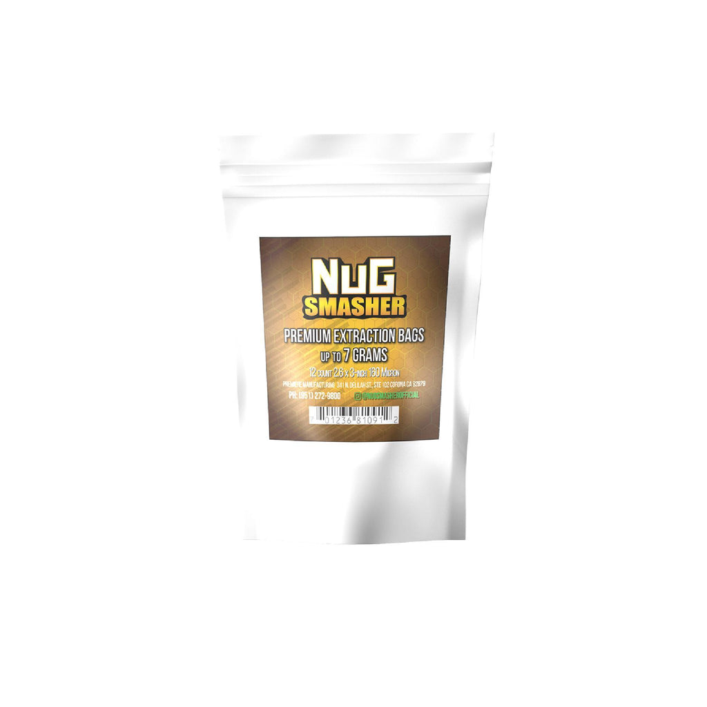 Buy NugSmasher 7 Gram Premium Extraction Rosin Bags (12 packs) - In Stock - Low Price Guarantee - Blooming Flora