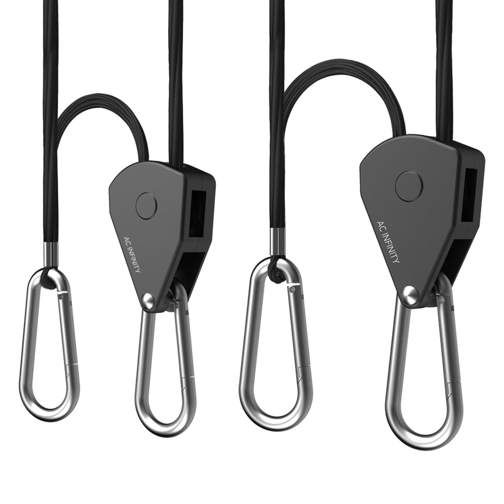 Buy AC Infinity Heavy-duty Adjustable Rope Clip Hanger (1 Pair) - In Stock - Low Price Guarantee - Blooming Flora