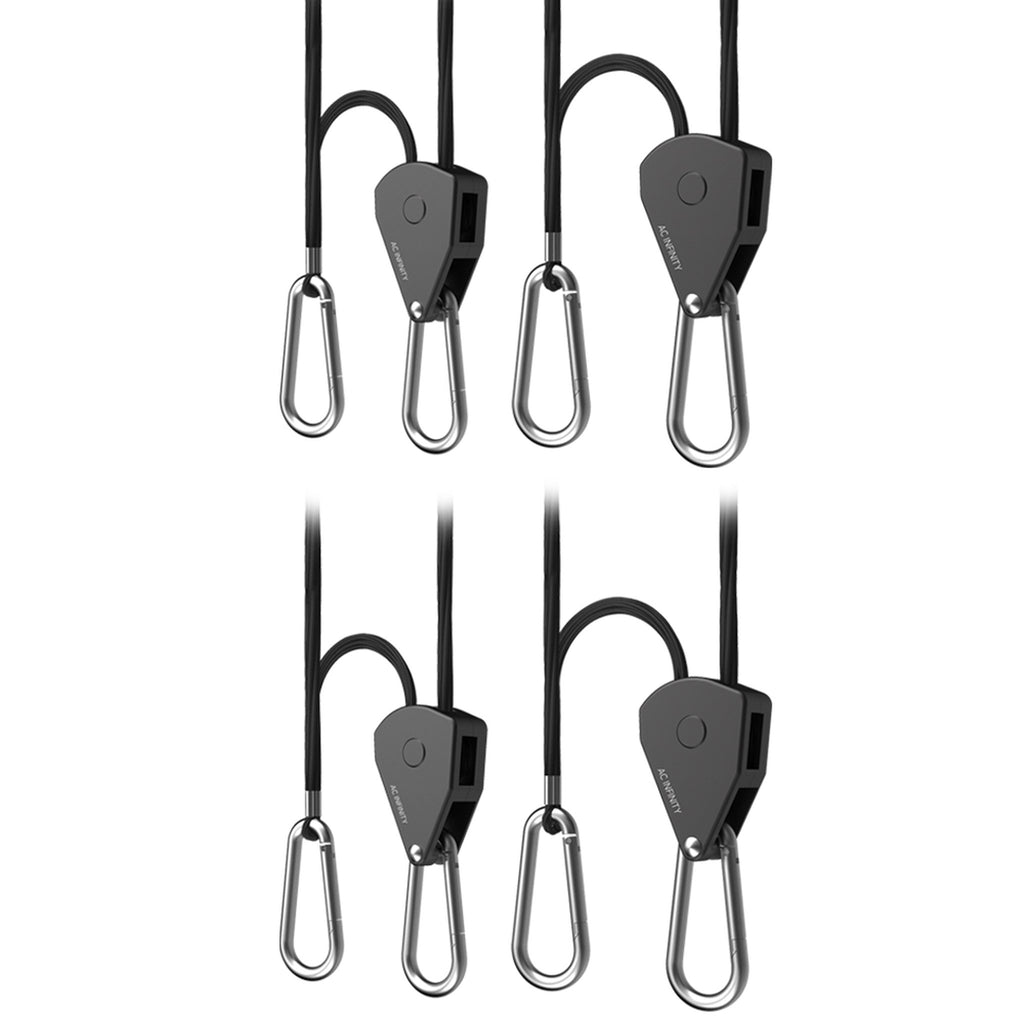 Buy AC Infinity Heavy-duty Adjustable Rope Clip Hanger (2 Pairs) - In Stock - Low Price Guarantee - Blooming Flora