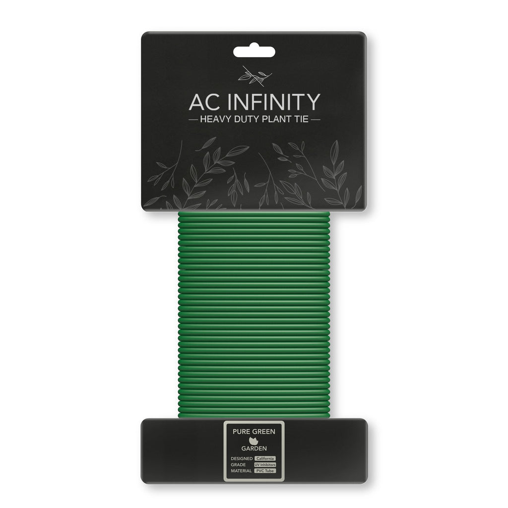 Buy AC Infinity Heavy-duty Twist Ties Thin Rubberized Texture 10m - In Stock - Low Price Guarantee - Blooming Flora