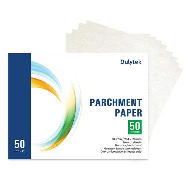 Buy Dulytek 50-sheet Rosin Press Parchment Paper Pre-cut 10" X 7" - In Stock - Low Price Guarantee - Blooming Flora