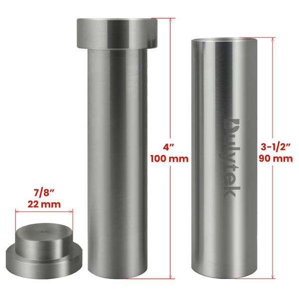 Buy Dulytek Hammer Style Pre-Press Pollen Mold Stainless Steel Two Sizes Available - In Stock - Low Price Guarantee - Blooming Flora