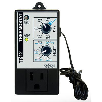 Buy Grozone TP12 Adjustable Day/Night Tempstat Controller - In Stock - Low Price Guarantee - Blooming Flora