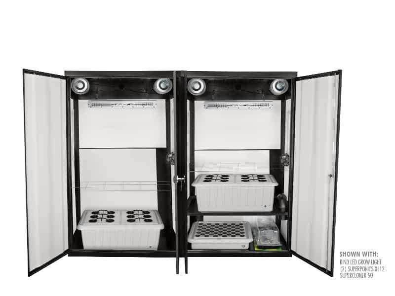 SuperCloset SuperTrinity 92" x 24" LED Grow Cabinet